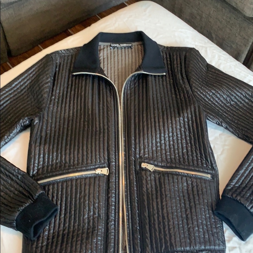 Dolce and Gabbana bomber quilted jacket